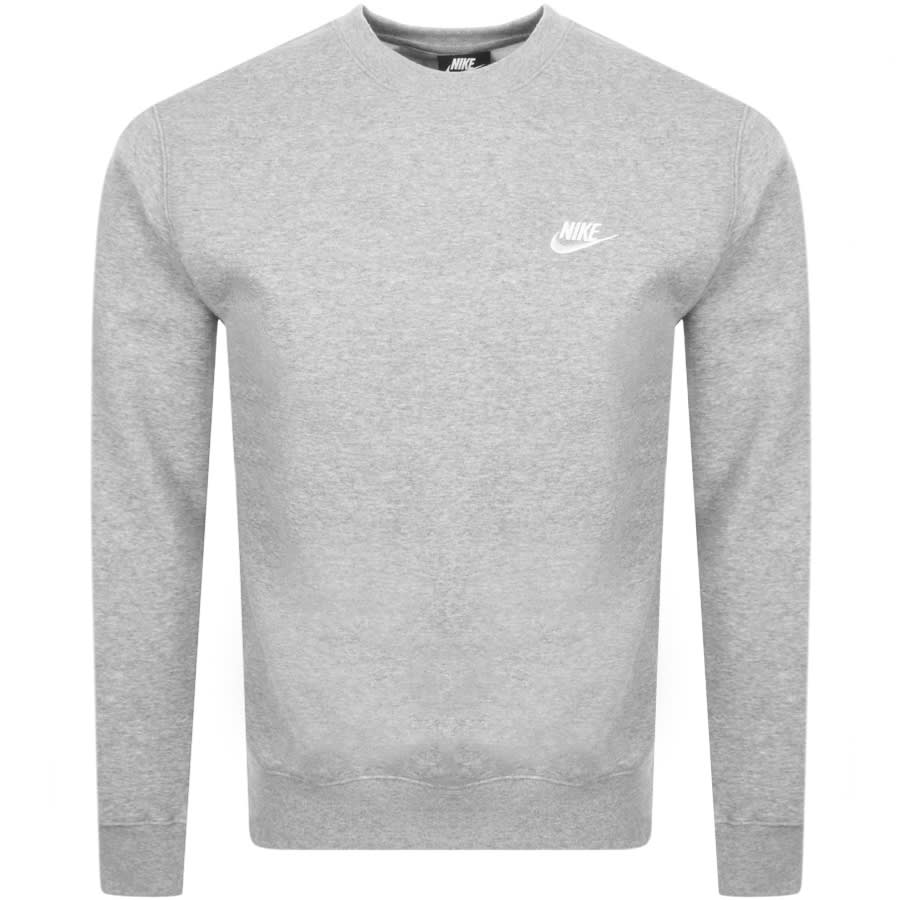 Alternative Image for ProductNike Crew Neck Club Sweatshirt Grey1